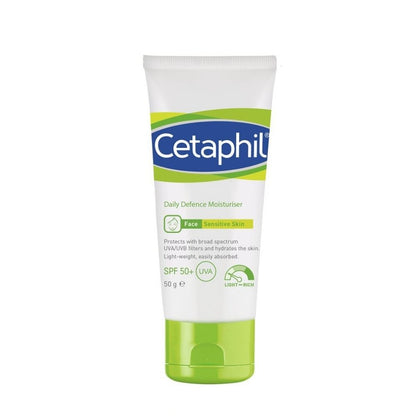 CETAPHIL Daily Defence Moisturizer SPF50+ for Sensitive Skin - 50g