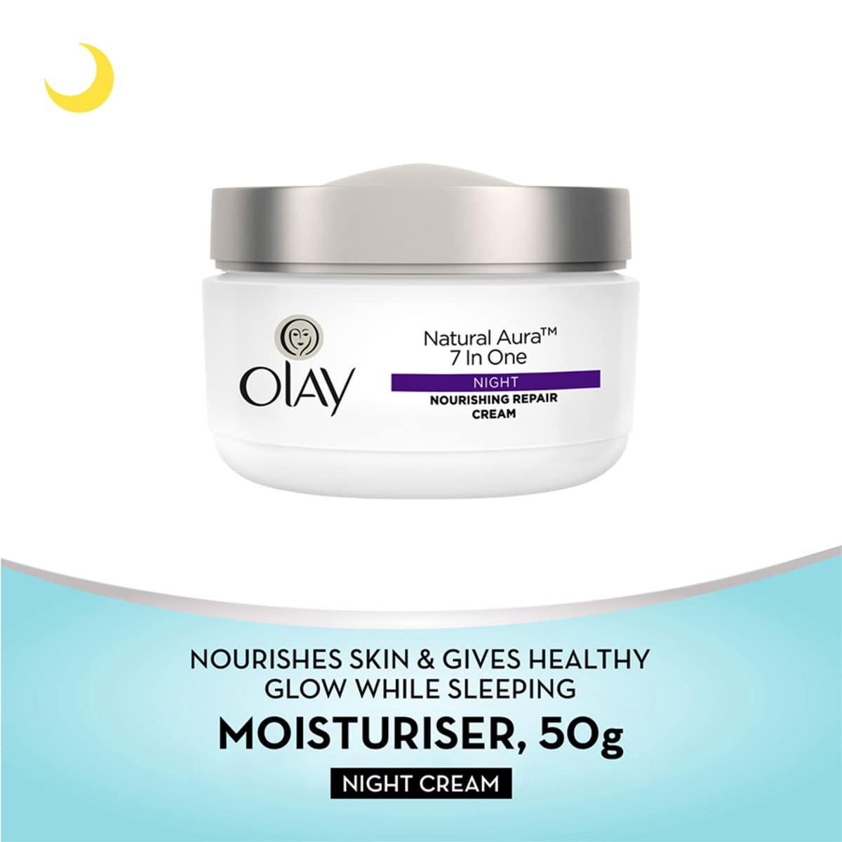 OLAY Natural Aura 7 In One Night Nourishing Repair Cream