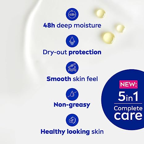 NIVEA 5 in 1 Express Hydration 48Hr Fast Absorbing Moisture Body Lotion - 400ml