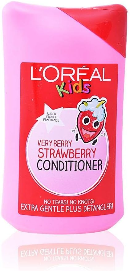 LOREALS Kids Very Berry Strawberry Conditioner - 250ml - Made in France