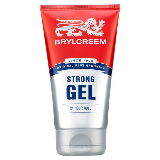 BRYLCREEM Men's Strong Hair Gel for 24 Hour Hold 150ml