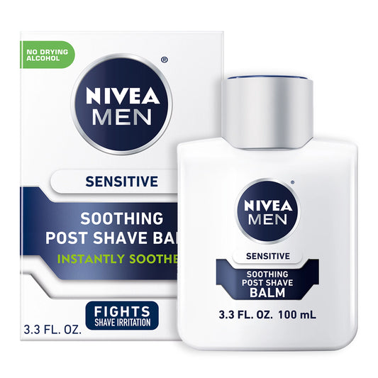 NIVEA MEN Sensitive Post Shave Balm | Soothes And Moisturizes Sensitive Skin - 100 ml