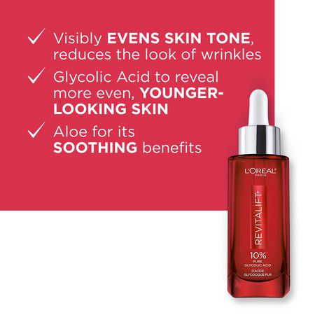 LOREAL PARIS Revitalift Triple Power Serum , 10 % Glycolic Acid - 30 ml