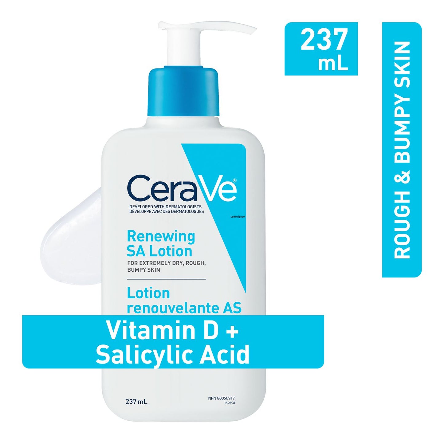 CERAVE Renewing SA Lotion for Extremely Dry,Rough,Bumby Skin - 237 ml