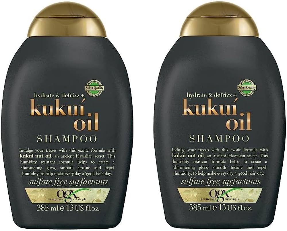 OGX Hydrate & Defrizz + Kukuí Oil Shampoo & Conditioner 385ml