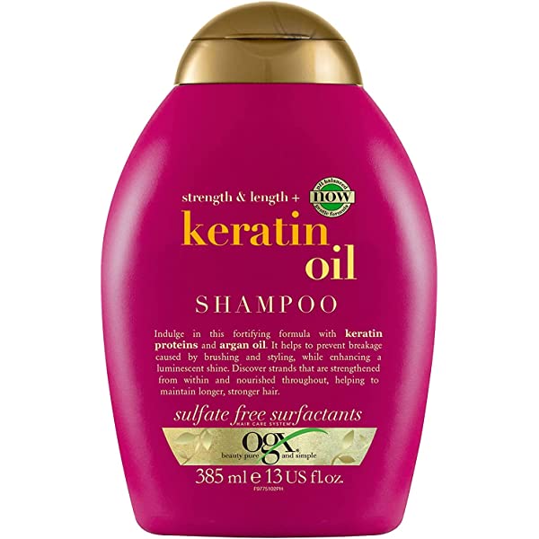 OGX Strength & Length + Keratin Oil Shampoo 385ml