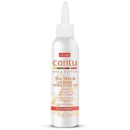 Cantu Tea Tree & Jojoba Hair & Scalp Oil with Shea Butter - 180ml