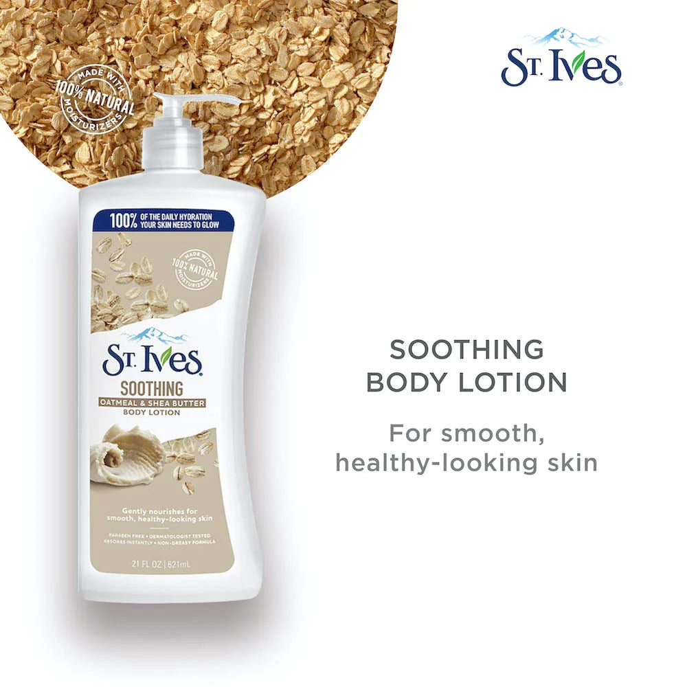 ST.IVES Soothing Body Lotion (Oatmeal & Shea Butter) - 621 ml