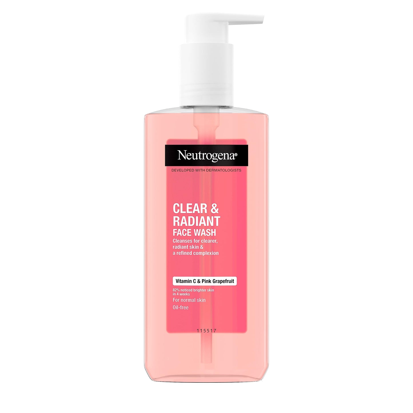 NEUTROGENA Clear & Radiant Face Wash with Vitamin C & Pink Grapefruit - 200ml