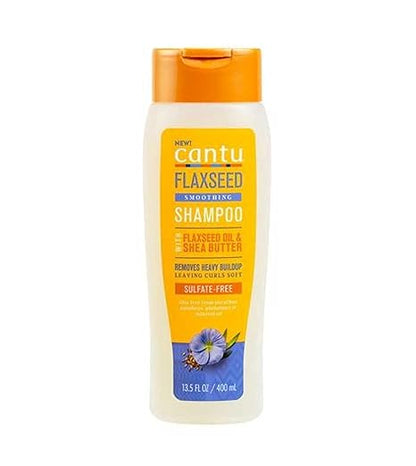 Cantu Flaxseed Sulfate-Free Exfoloating Shampoo with Flaxseed Oil & Shea Butter - 400ml