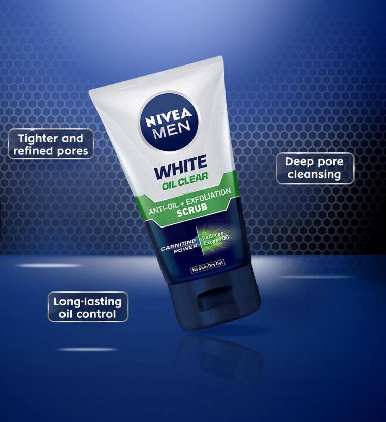 NIVEA MEN Oil Clear Pore Minimizing Scrub - 100ml