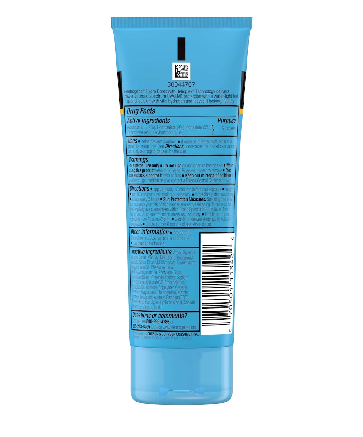 NEUTROGENA Hydro Boost Water Gel Lotion Sunscreen SPF 50 - 88ml