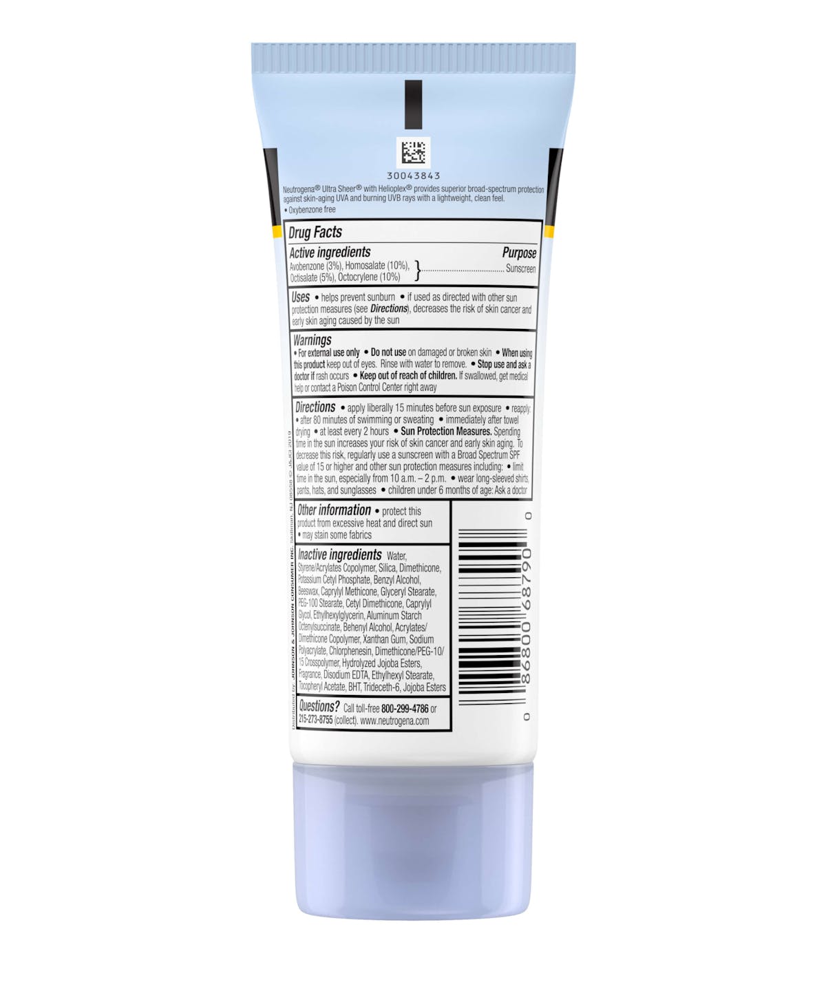 NEUTROGENA Ultra Sheer Dry-Touch Sunscreen Broad Spectrum SPF 55 - 88ml