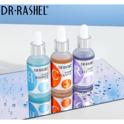 DR.RASHEL  - 3 In 1 Complete Facial Serum Set - Vitamin C Serum / Retinol Serum / Hyaluronic Acid Serum