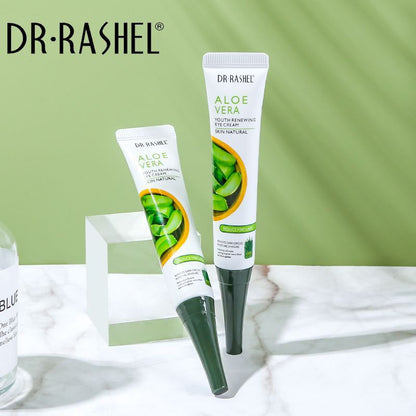 Dr. RASHEL Aloe Vera Youth Renewing Eye Cream Skin Natural Reduce Fine Lines - 20 g