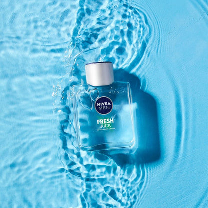 NIVEA MEN Fresh Kick After Shave Lotion Instant Freshness & Hydration with Mint & Cactus Water - 100ml