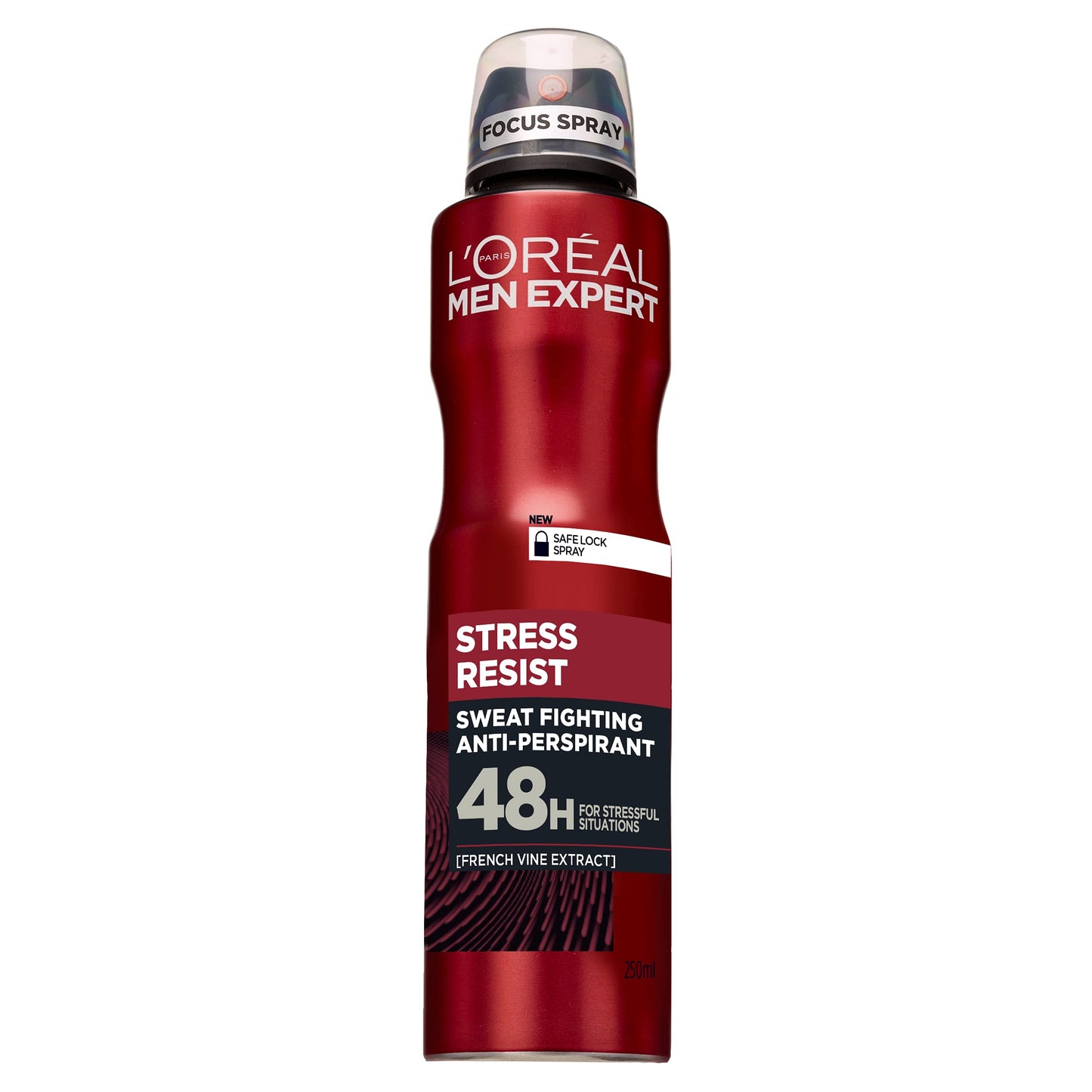 LOREAL Men Expert Stress Resist 48H Sweat Fighting Anti-Perspirant Spray - 250ml