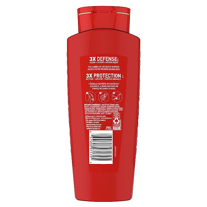 OLD SPICE Body Wash for Men, Wild Collection Bear Glove Scent - 621ml