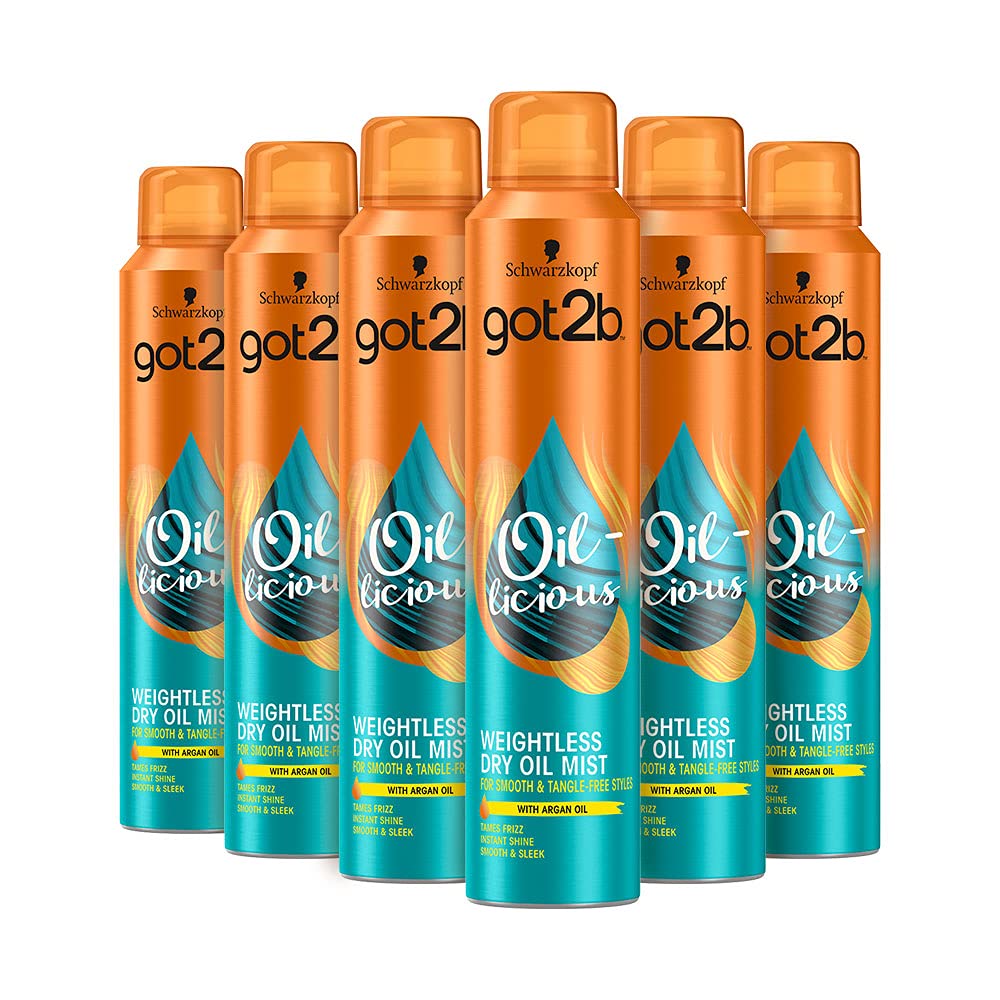 SCHWARZKOPF GOT2B Oil-licious Weightless Dry Oil Mist Spray - 200 ml