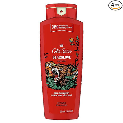 OLD SPICE Body Wash for Men, Wild Collection Bear Glove Scent - 621ml