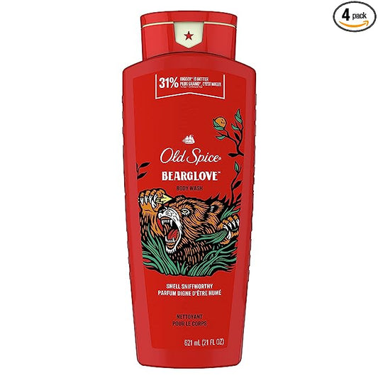 OLD SPICE Body Wash for Men, Wild Collection Bear Glove Scent - 621ml