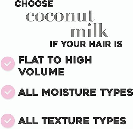 OGX Nourishing + Coconut Milk Shampoo 385ml