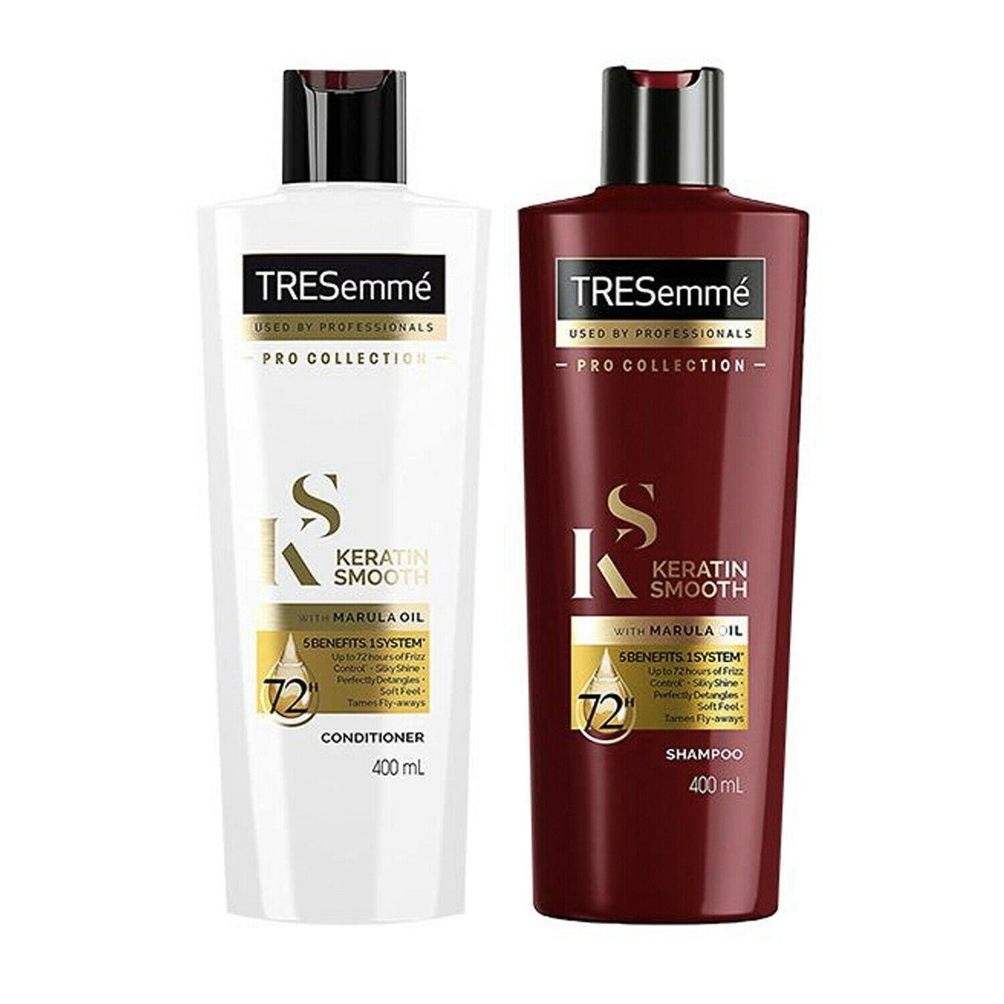 TRESEMME Pro Collection Keratin Smooth Shampoo & Conditioner Combo , Twin Pack - 400 ml  * 2