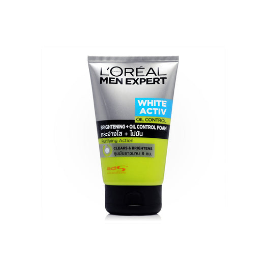 LOREAL Men Expert White Activ Brightening & Oil Control Foam - 100ml