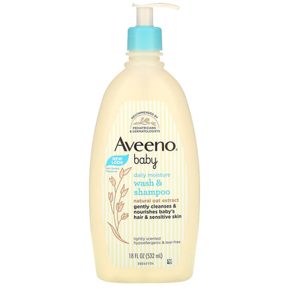 AVEENO BABY Daily Wash and Shampoo - 532 ml