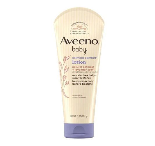 AVEENO BABY Calming Comfort Moisturizing Body Lotion - Lavender & Vanilla Scents 227 g