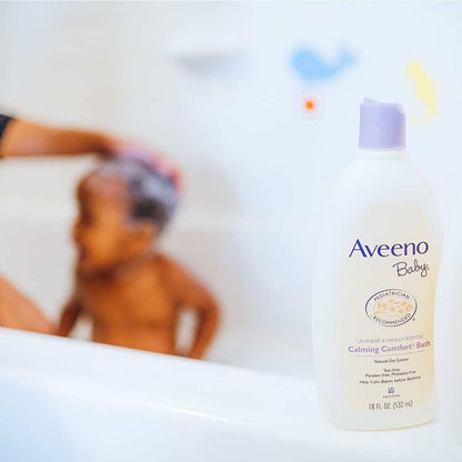 AVEENO BABY Calming Comfort Bath, Scents of Lavender & Vanilla - 236 ml