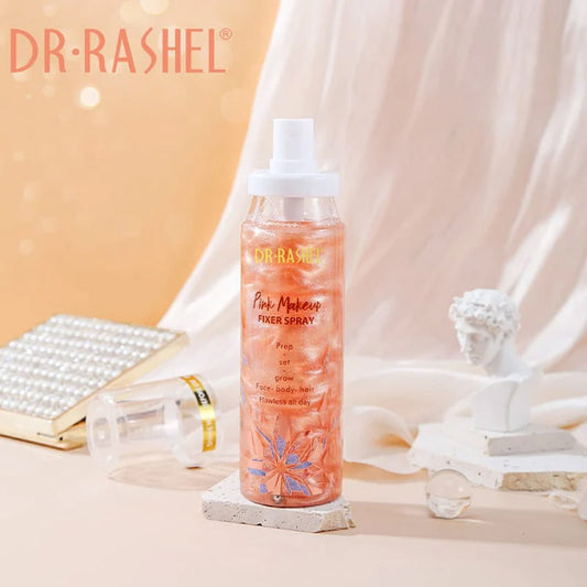 DR. RASHEL Lightweight & Moisturizing Pink Makeup Fixer Spray 100 ml