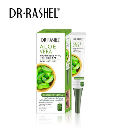 Dr. RASHEL Aloe Vera Youth Renewing Eye Cream Skin Natural Reduce Fine Lines - 20 g