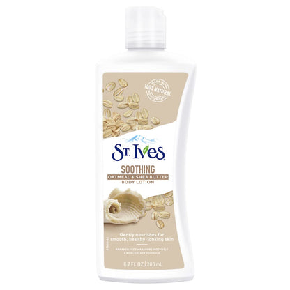 ST.IVES Soothing Body Lotion Moisturizer for Dry Skin Oatmeal and Shea Butter - 200 ml