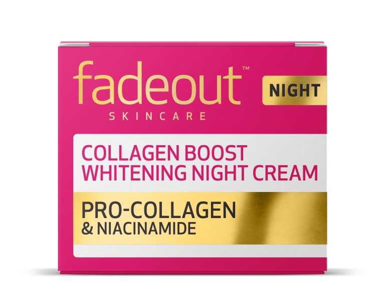 FADEOUT Skincare Collagen Boost Pro-Collagen & Niacinamide Whitening Night Cream 50 ML