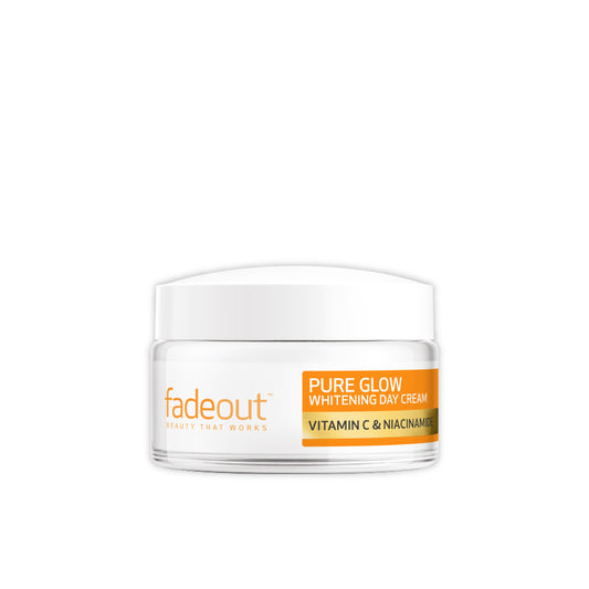 FADEOUT Skincare Pure Glow Whitening Day Cream with Vitamin C, Pink Pomelo & Niacinamide - 50ml