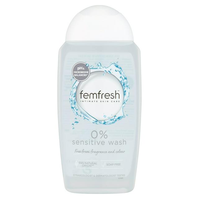 FEMFRESH Intimate Skin Care 0% Sensitive Fragrance & Wash Free 250ml