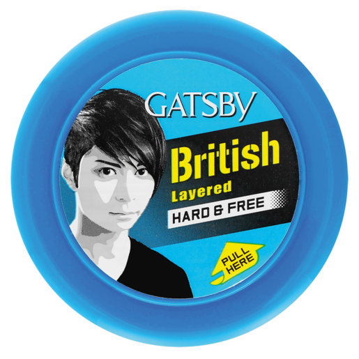 GATSBY British Layered Hard & Free Wax - 75g