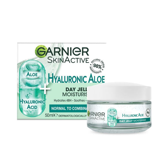 GARNIER SKIN ACTIVE Hyaluronic Aloe Hydrating Day Jelly Moisturiser - 50 ml