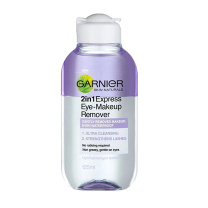 GARNIER Skin Naturals 2in1 Eye Make Up Remover - 125 ml