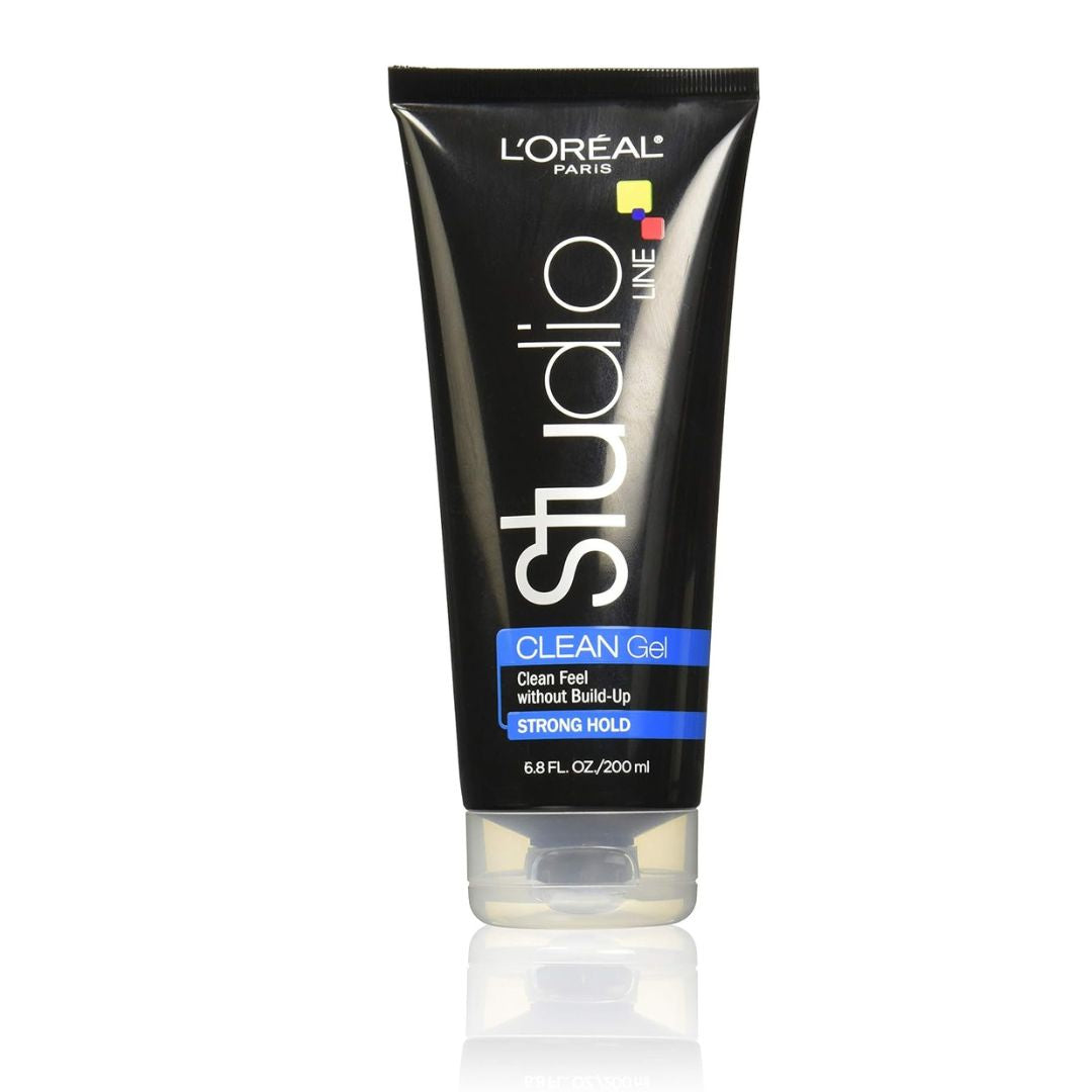 L'OREAL PARIS Studio Line Clean Gel, Strong Hold (6.8 Ounce) - 200 ml