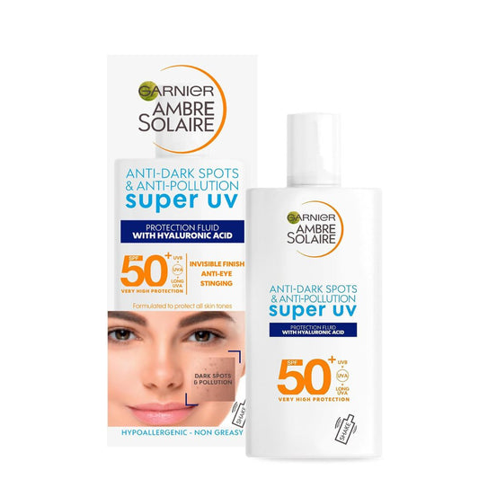 GARNIER AMBRE SOLAIRE SUPER UV Face Fluid SPF 50+ - 40 ml