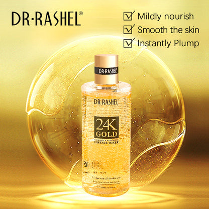 DR.RASHEL 24K Gold Radiance & Anti-Aging Essence Toner - 300 ml