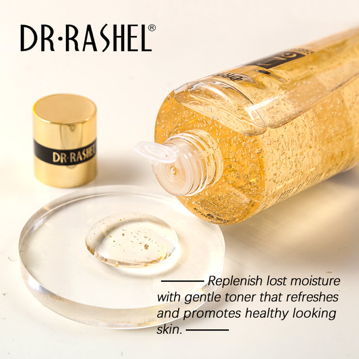 DR.RASHEL 24K Gold Radiance & Anti-Aging Essence Toner - 300 ml