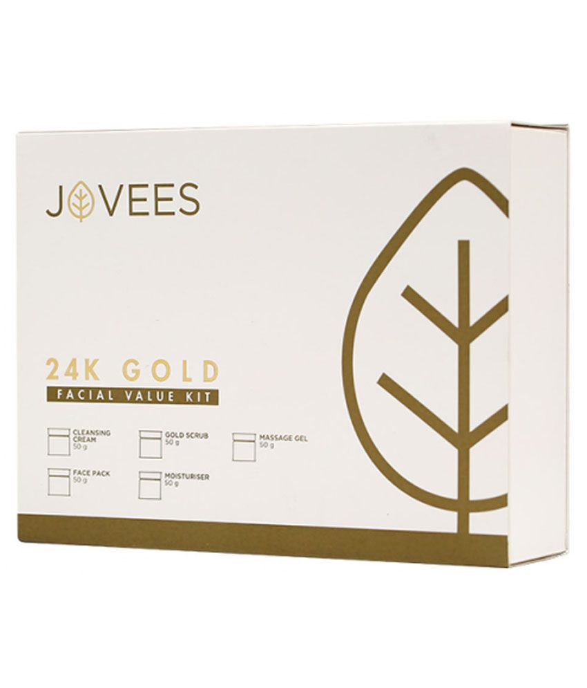 JOVEES 24 Carat Gold Facial Value Kit – 250g - Made in India