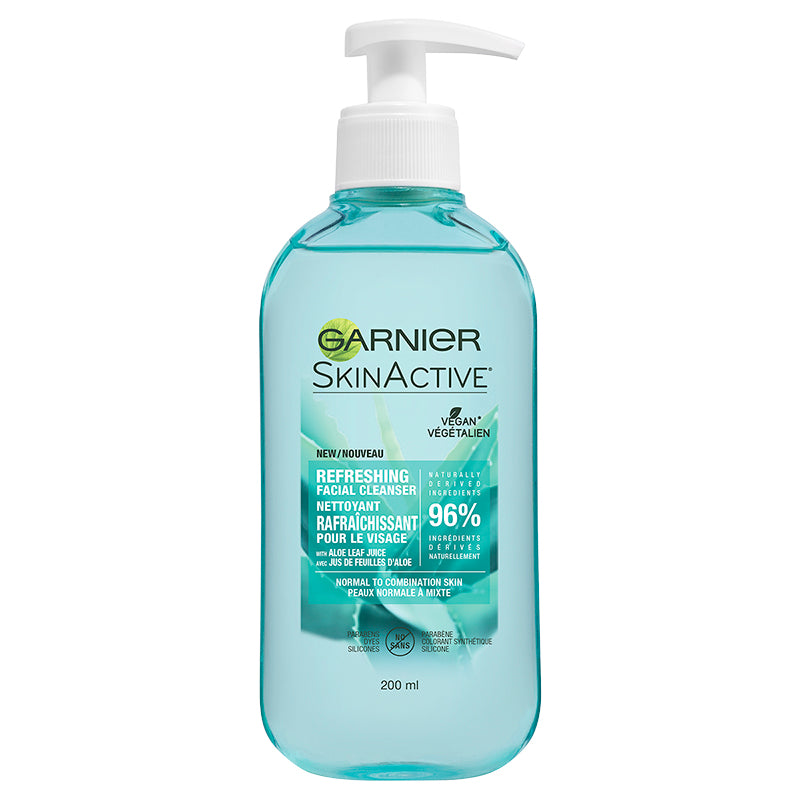 GARNIER SKINACTIVE Aloe Refreshing Gel Wash Normal to Combination Skin - 200 ml