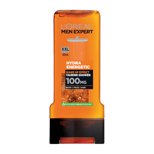 LOREAL MEN EXPERT Hydra Energetic Shower Gel | XXL Taurine Shower- 400 ml