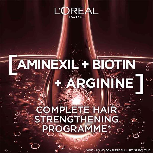 LOREAL Paris Full Resist with Aminexil Reinforcing Shampoo - 400ml