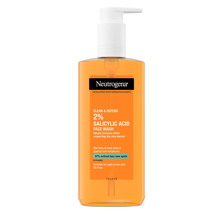 NEUTROGENA Clear & Defend 2% Salicylic Acid Face Wash - 200ml