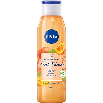 NIVEA Fresh Blends Refreshing Shower with Apricot, Mango & Rice Milk for Soft & Supple Skin - 300ml